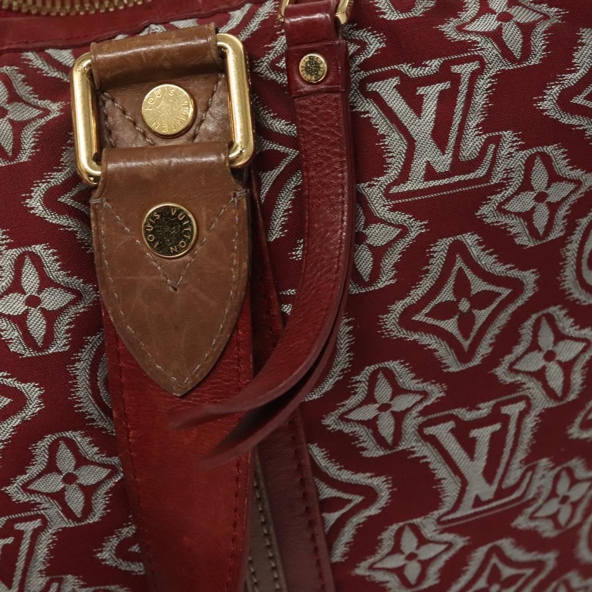 Louis Vuitton Aviator Limited Edition Monogram Jacquard Burgundy Canvas Handbag (Pre-Owned)
