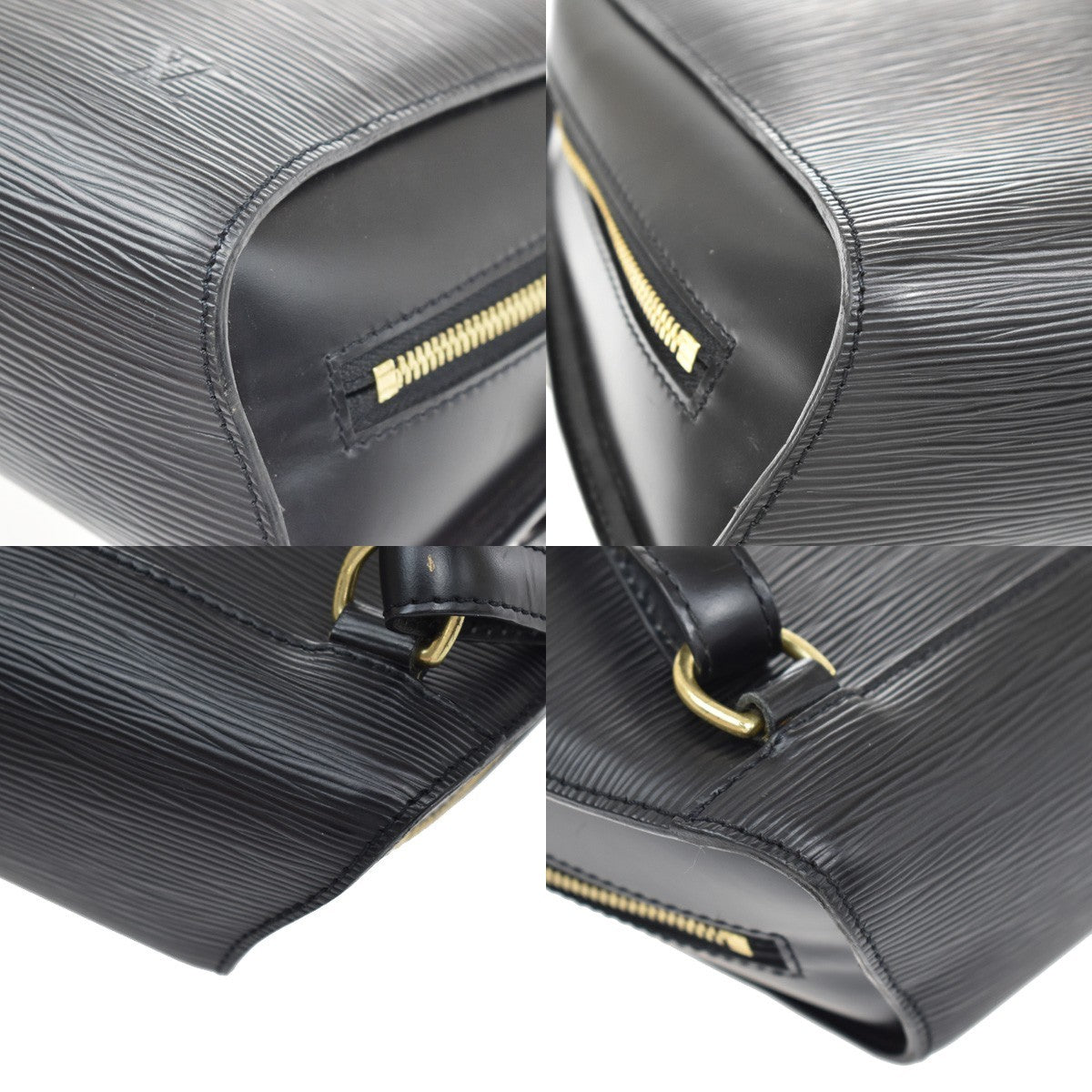 Louis Vuitton Mabillon Epi Leather Black Leather Backpack Bag (Pre-Owned)