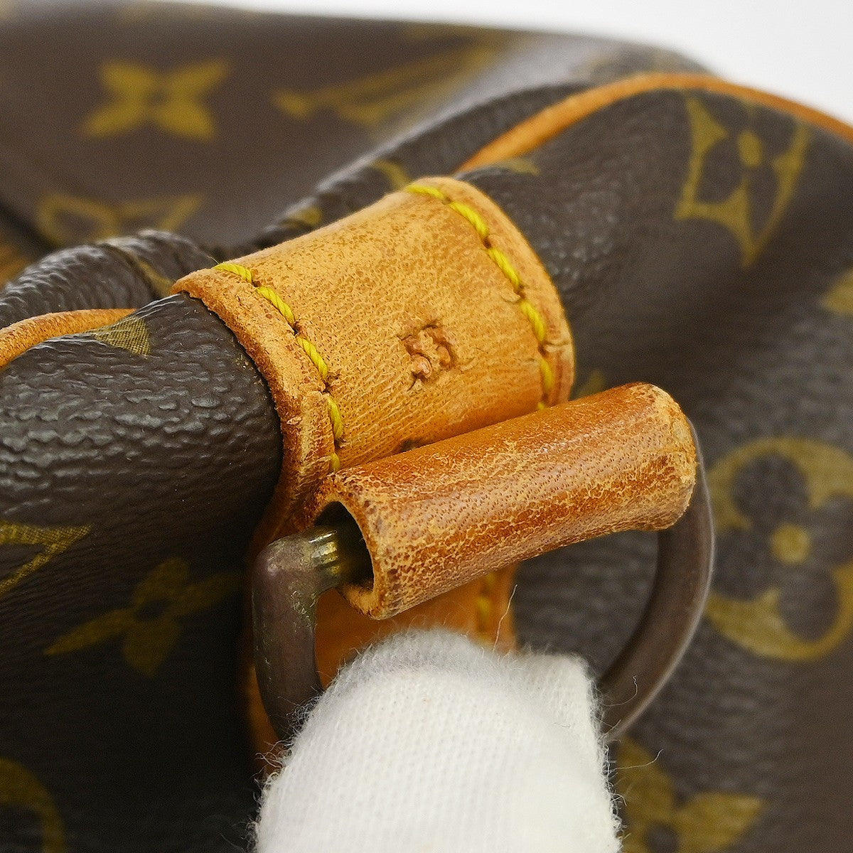 Louis Vuitton Keepall Bandouliere Monogram Canvas Brown Canvas Travel Bag Bag (Pre-Owned)