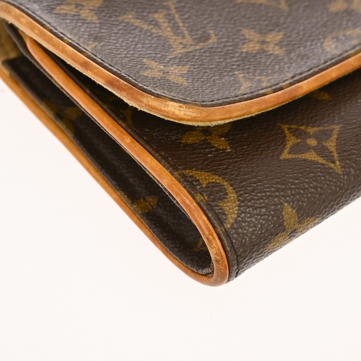 Louis Vuitton Twin Monogram Canvas Brown Canvas Clutche & Pouche Bag (Pre-Owned)