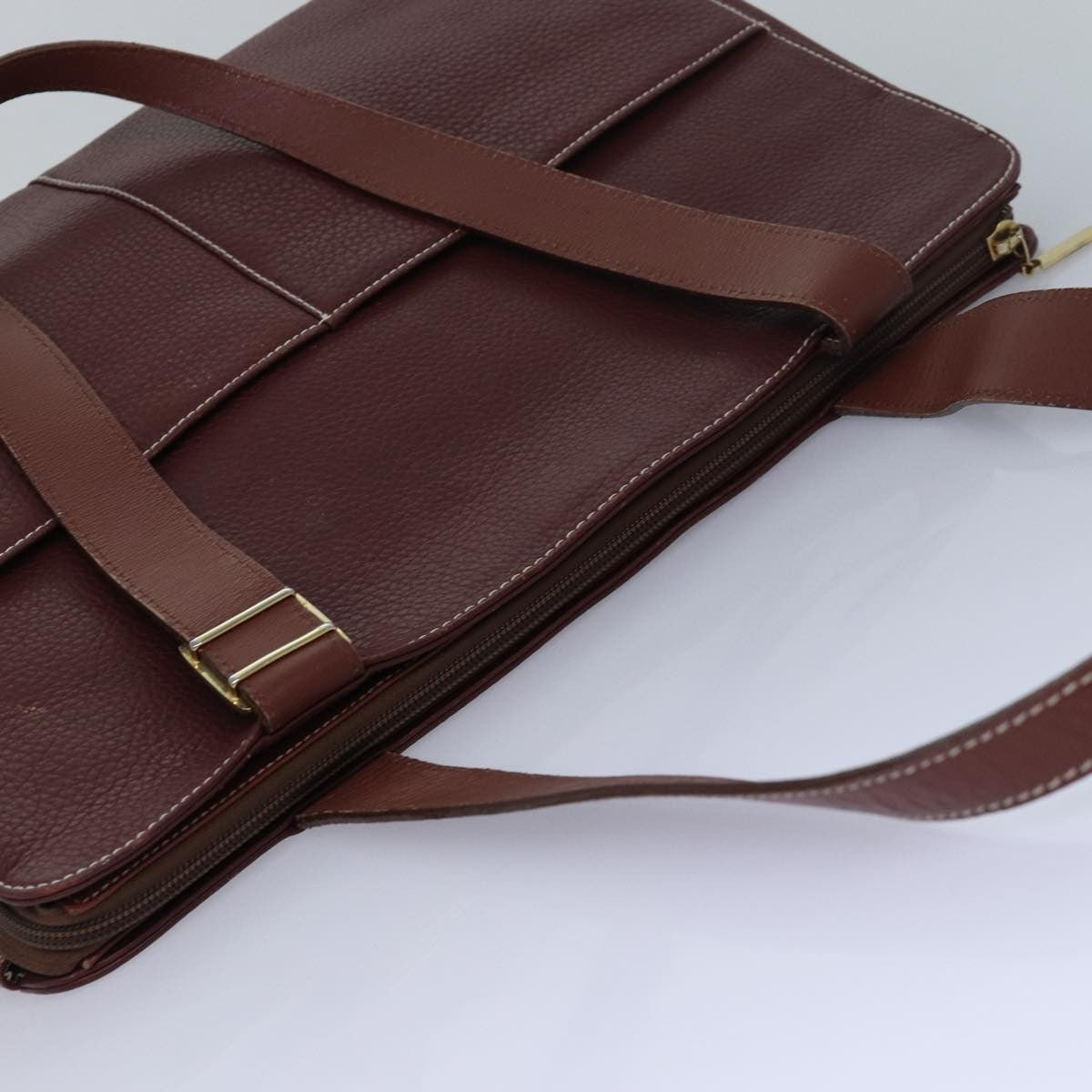 Burberry Vintage Leather Brown Leather Tote Bag Bag (Pre-Owned)