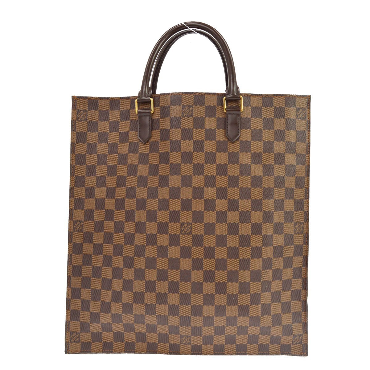 Louis Vuitton Sac Plat Damier Brown Canvas Handbag (Pre-Owned)