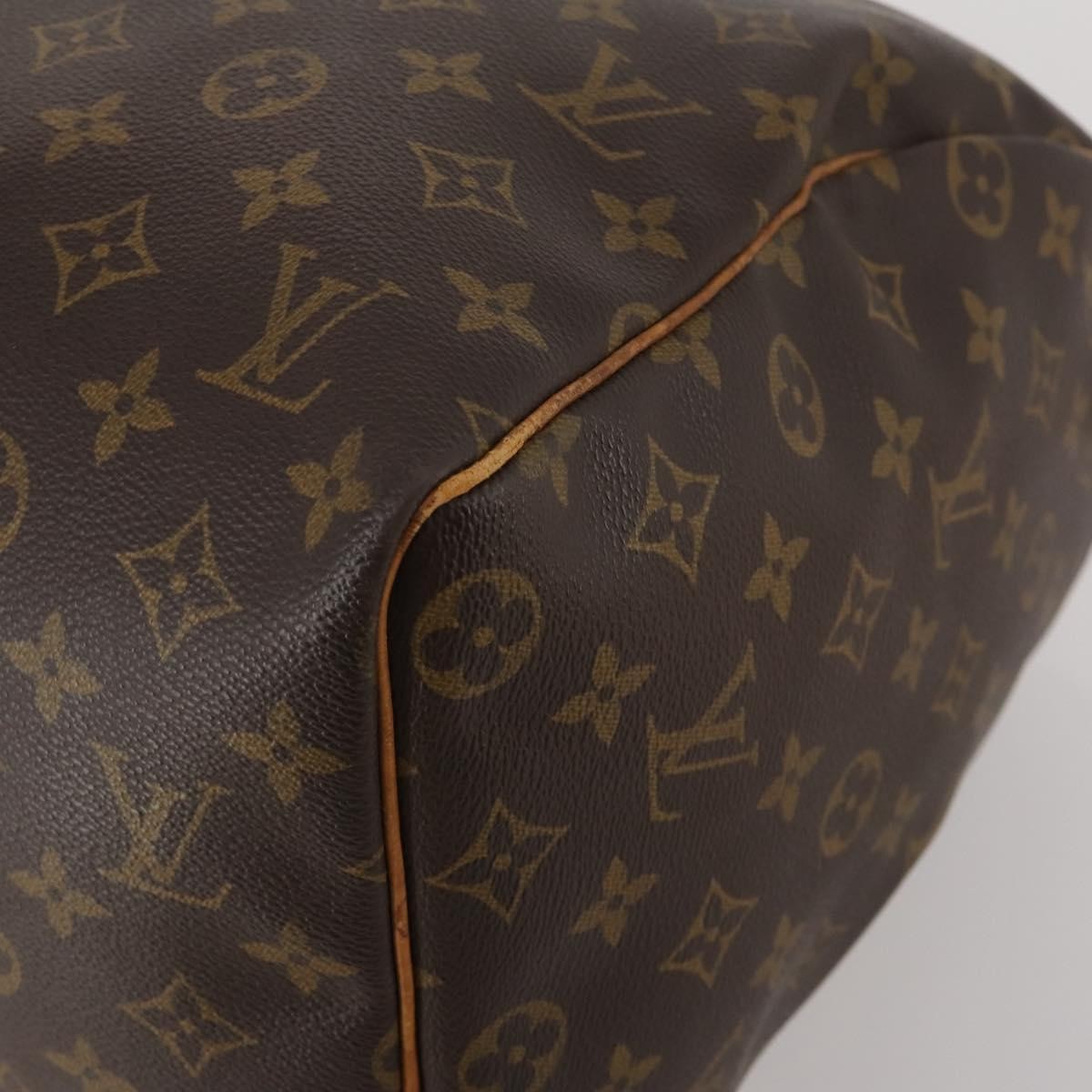 Louis Vuitton Keepall Monogram Canvas Brown Canvas Travel Bag Bag (Pre-Owned)