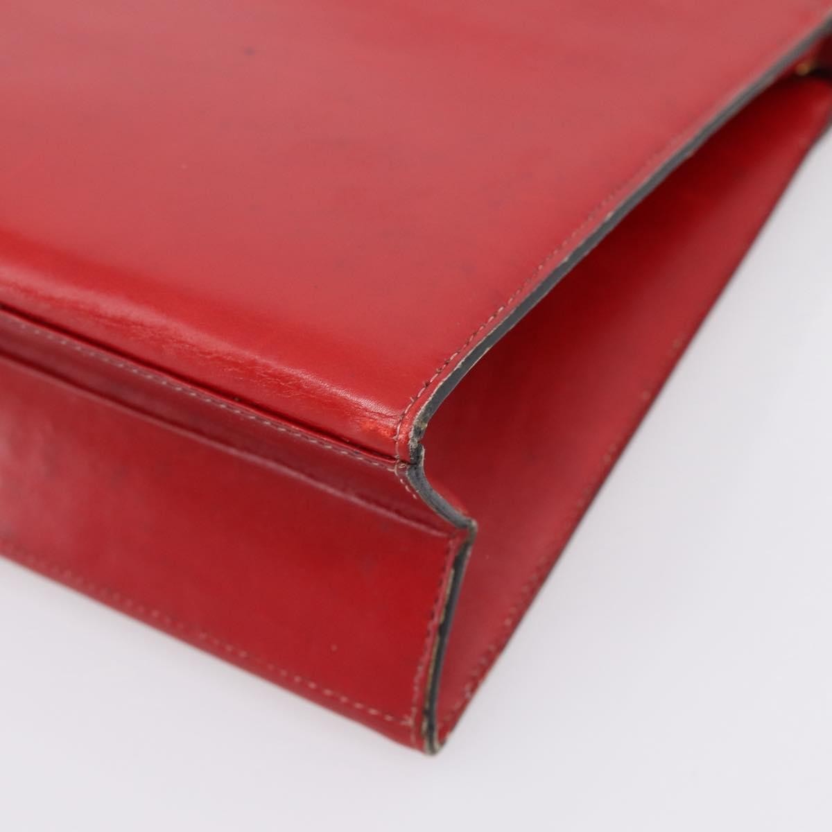 Christian Dior Handbag Leather Red Leather Handbag (Pre-Owned)
