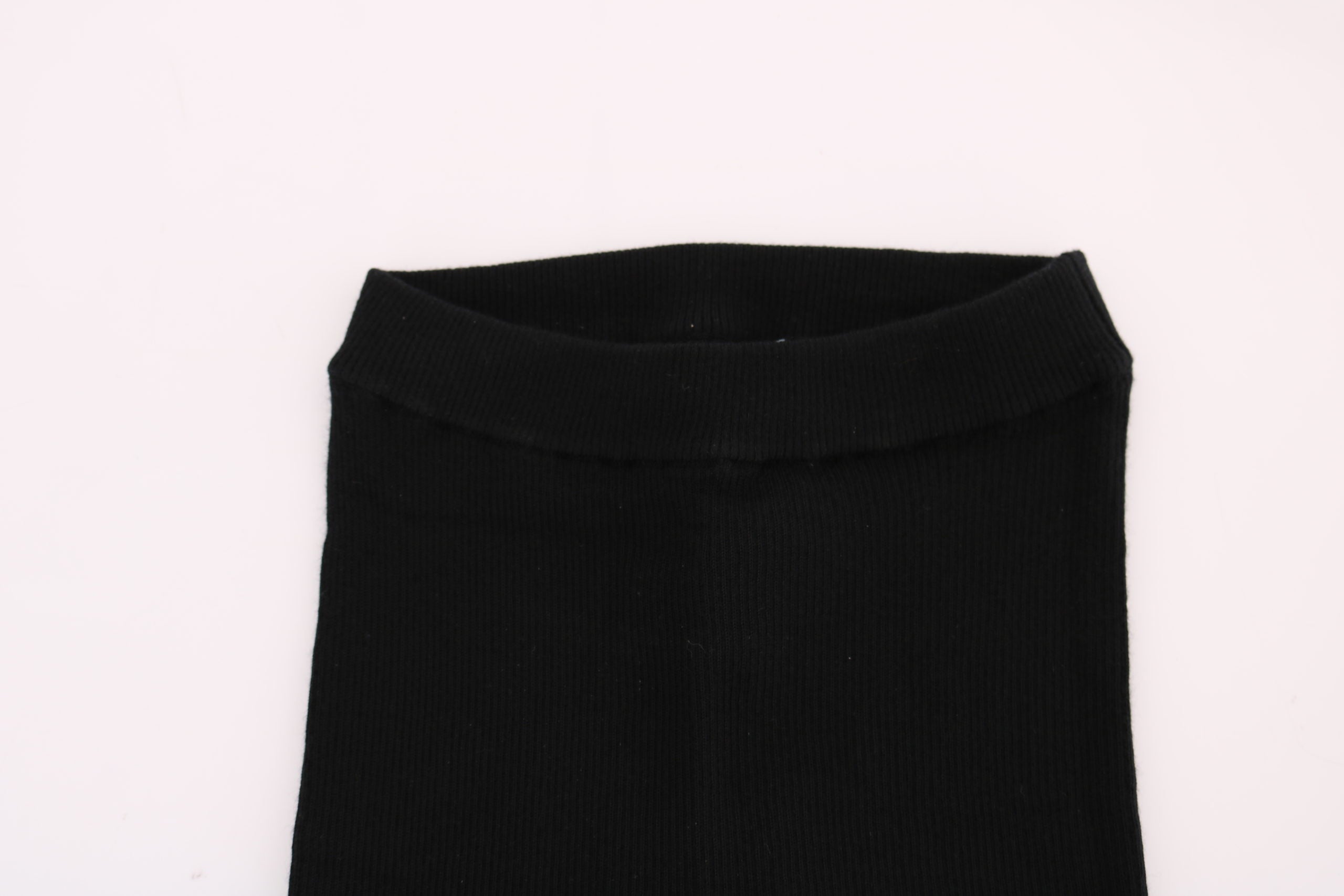Dolce & Gabbana Elegant Black Cashmere Women's Pants