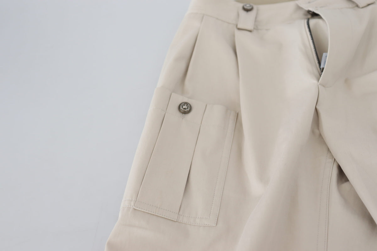 Dolce & Gabbana Beige High Waist Women Women's Pants