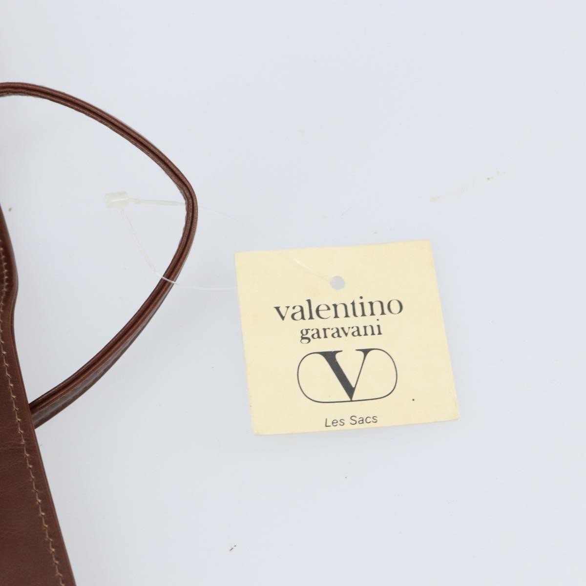 Valentino Garavani Vintage Leather Brown Leather Shoulder Bag Bag (Pre-Owned)