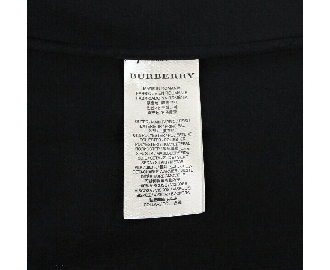 Burberry London Men's Dark Blue Polyester/Silk Jacket