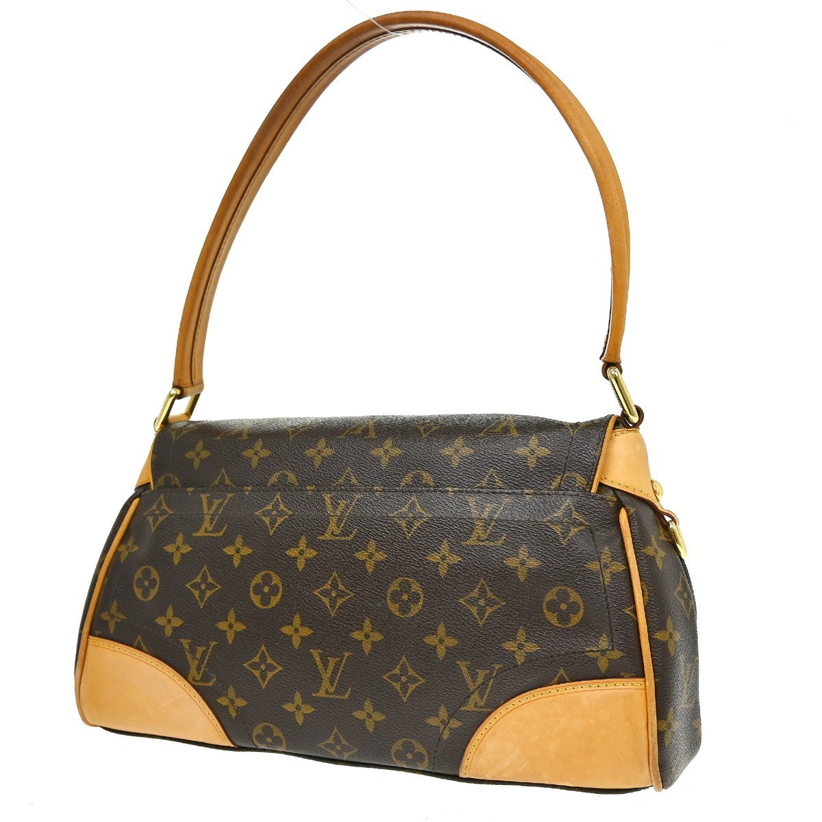 Louis Vuitton Beverly Monogram Canvas Brown Canvas Handbag (Pre-Owned)