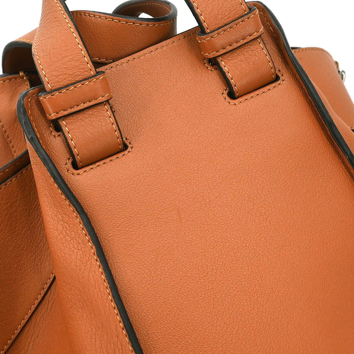 Loewe Hammock Leather Brown Leather Handbag (Pre-Owned)