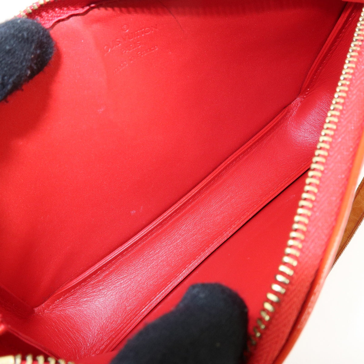Louis Vuitton Lexington Pochette Monogram Vernis Red Patent_Leather Clutche & Pouche Bag (Pre-Owned)