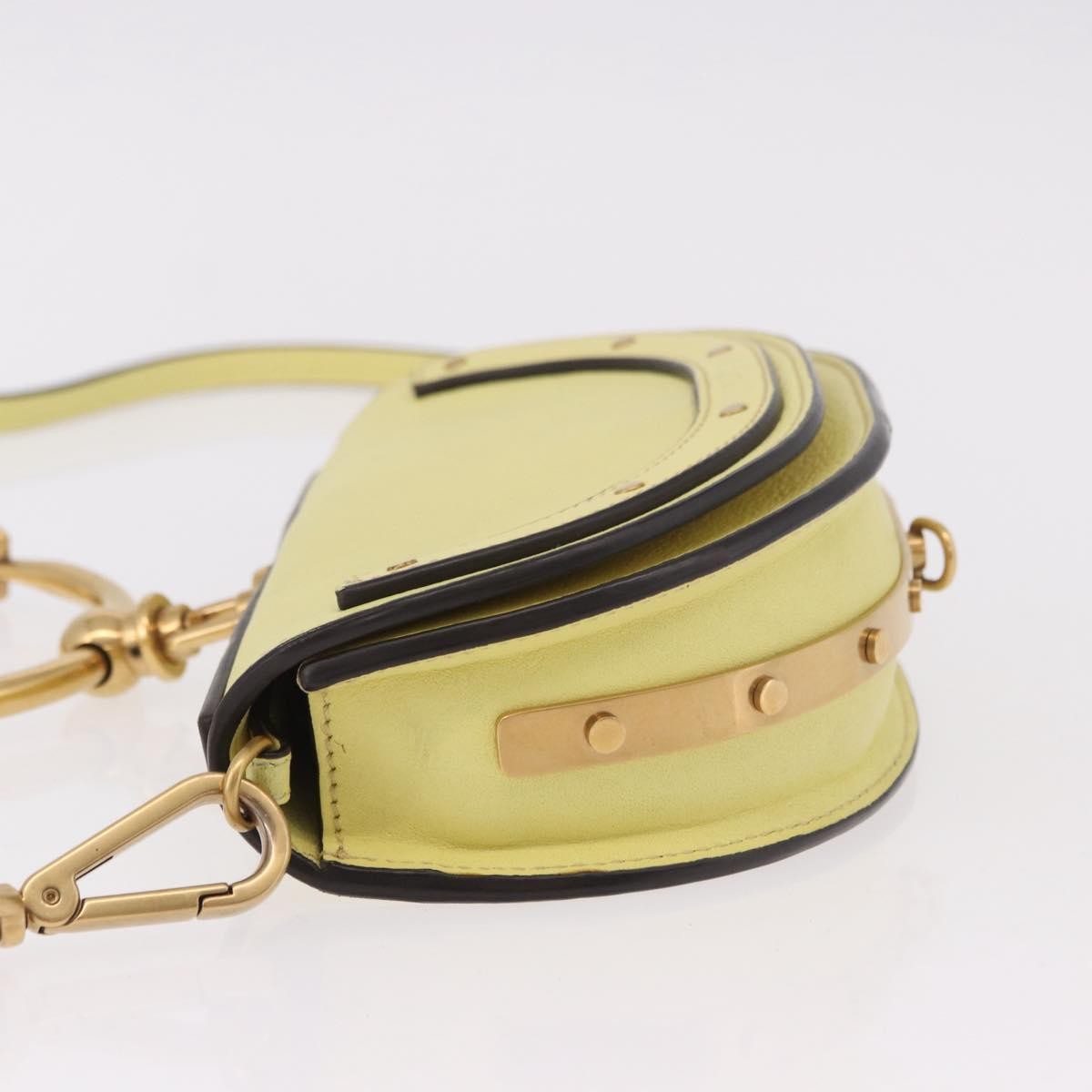 Chloe Nile Leather Yellow Leather Handbag (Pre-Owned)