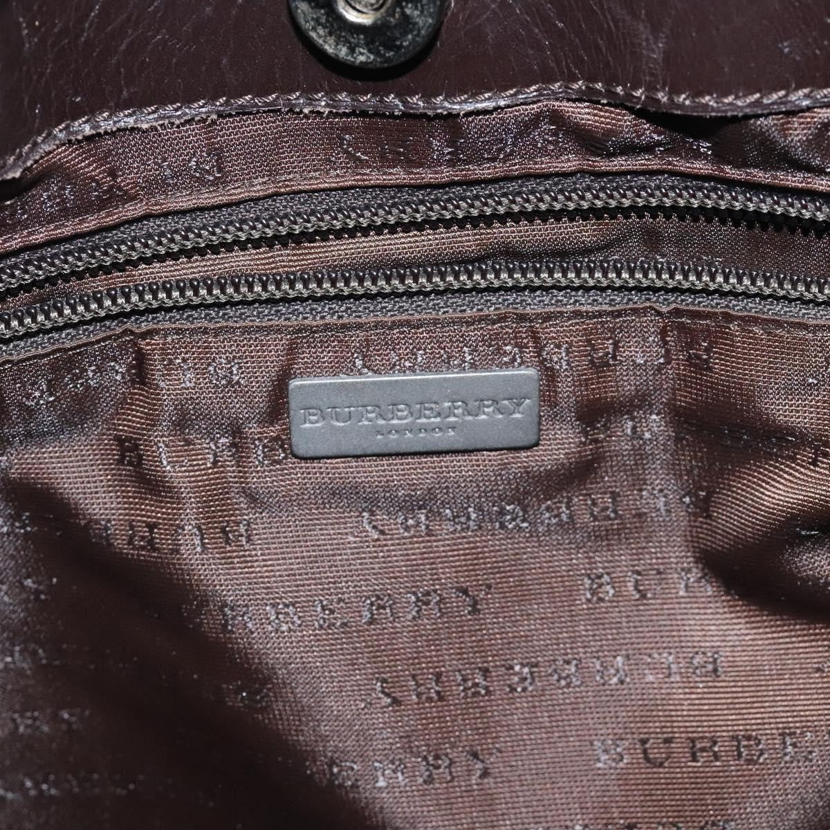 Burberry Nova Check Canvas And Leather Beige Canvas Shoulder Bag Bag (Pre-Owned)