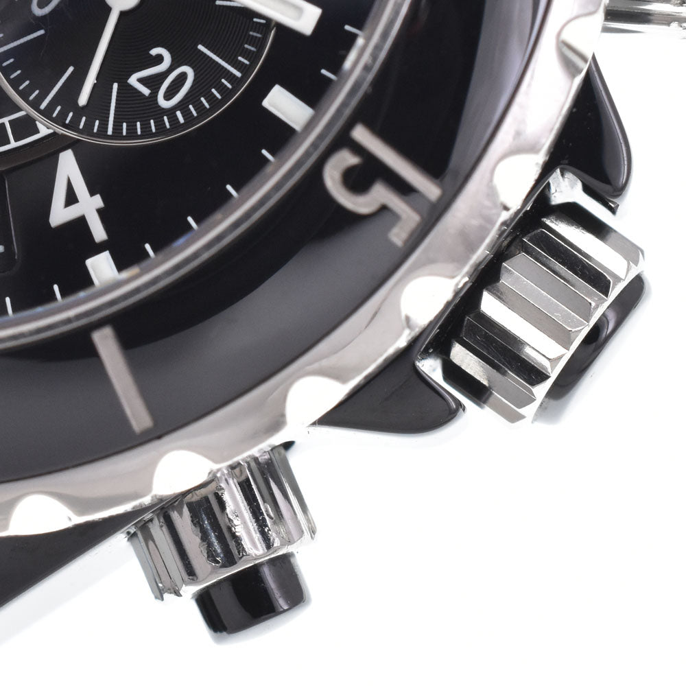 Chanel J12 Chronograph Automatic Ceramic And Stainless Steel Watch (Pre-Owned)