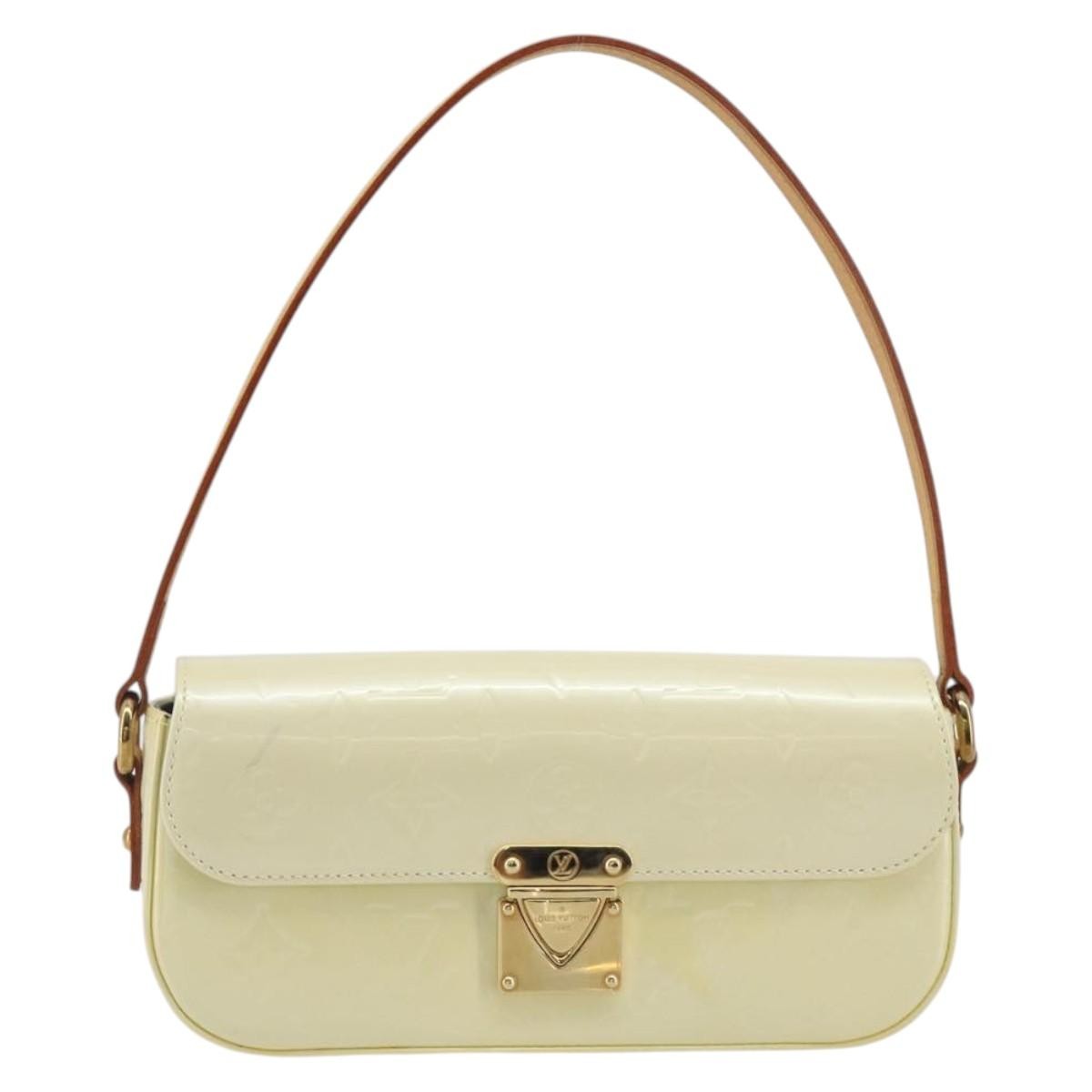 Louis Vuitton Malibu Street Monogram Patent Leather Beige Patent_Leather Shoulder Bag Bag (Pre-Owned)