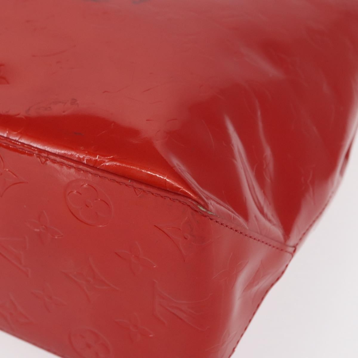 Louis Vuitton Reade Monogram Vernis Red Patent_Leather Handbag (Pre-Owned)