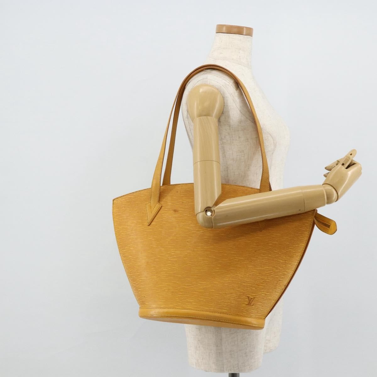 Louis Vuitton Saint Jacques Epi Leather Yellow Leather Shoulder Bag Bag (Pre-Owned)