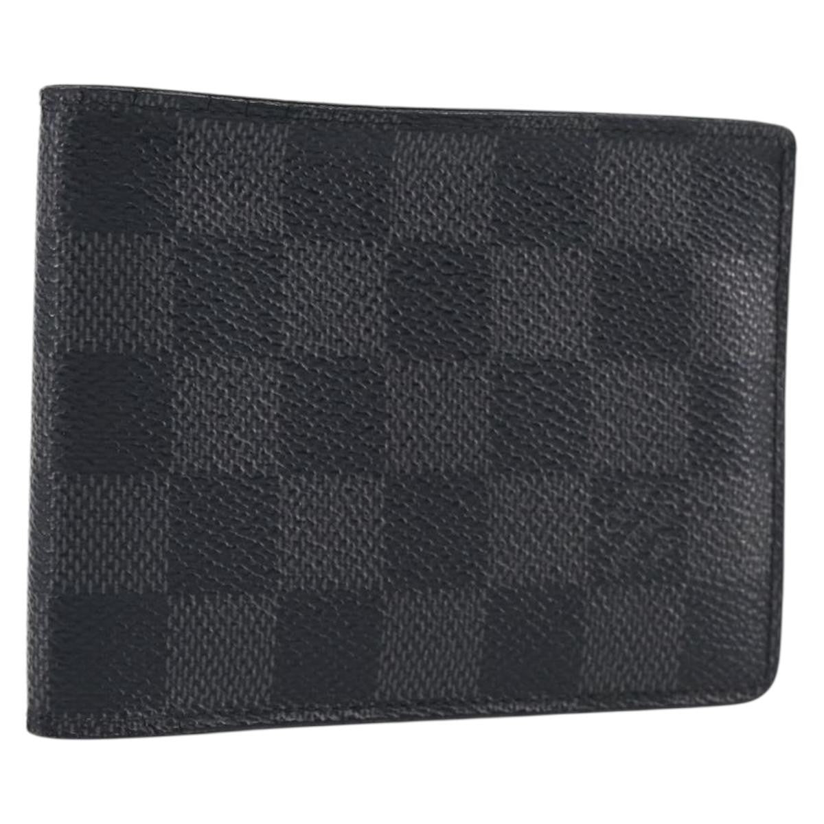 Louis Vuitton Multiple Damier Graphite Gray Canvas Wallets Accessory (Pre-Owned)