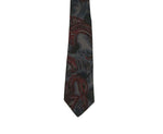 Burberry Men's Dark Navy & Burgundy Silk Tie