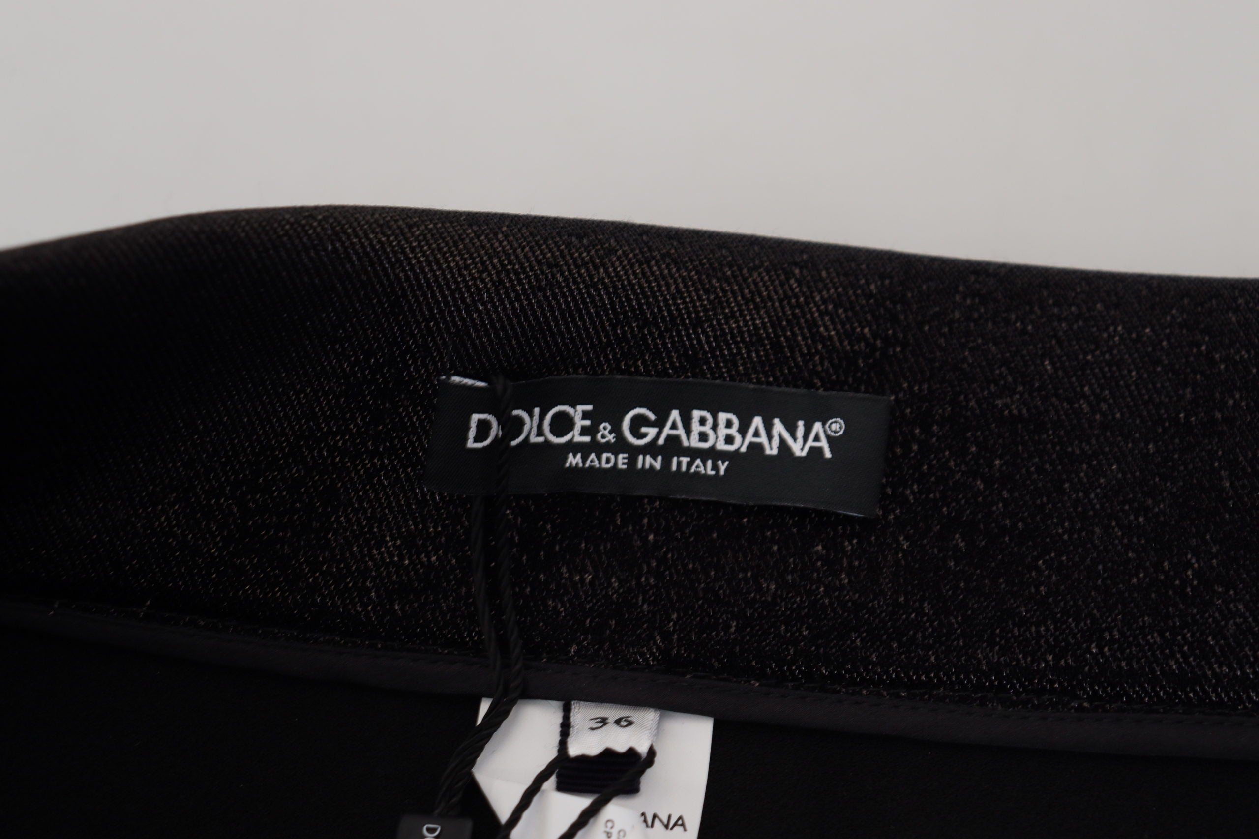 Dolce & Gabbana Black Washed Cotton Skinny Denim Women's Jeans
