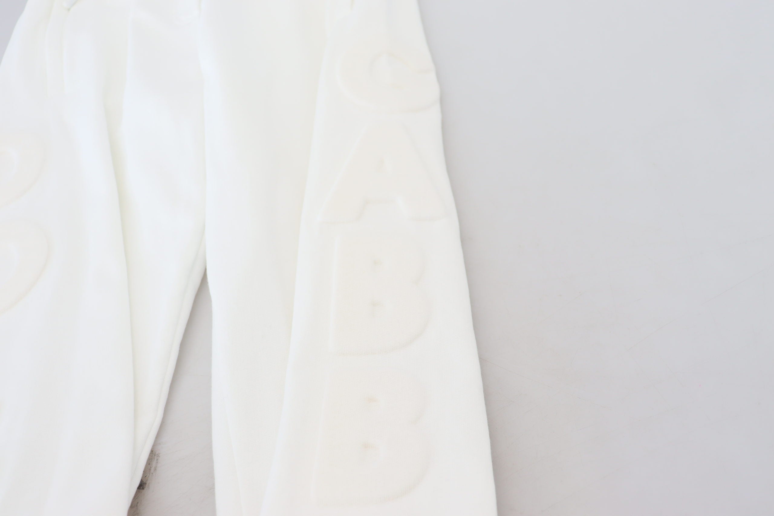 Dolce & Gabbana White Cotton Women SweatWomen's Trouser Women's Pants (Pre-Owned)
