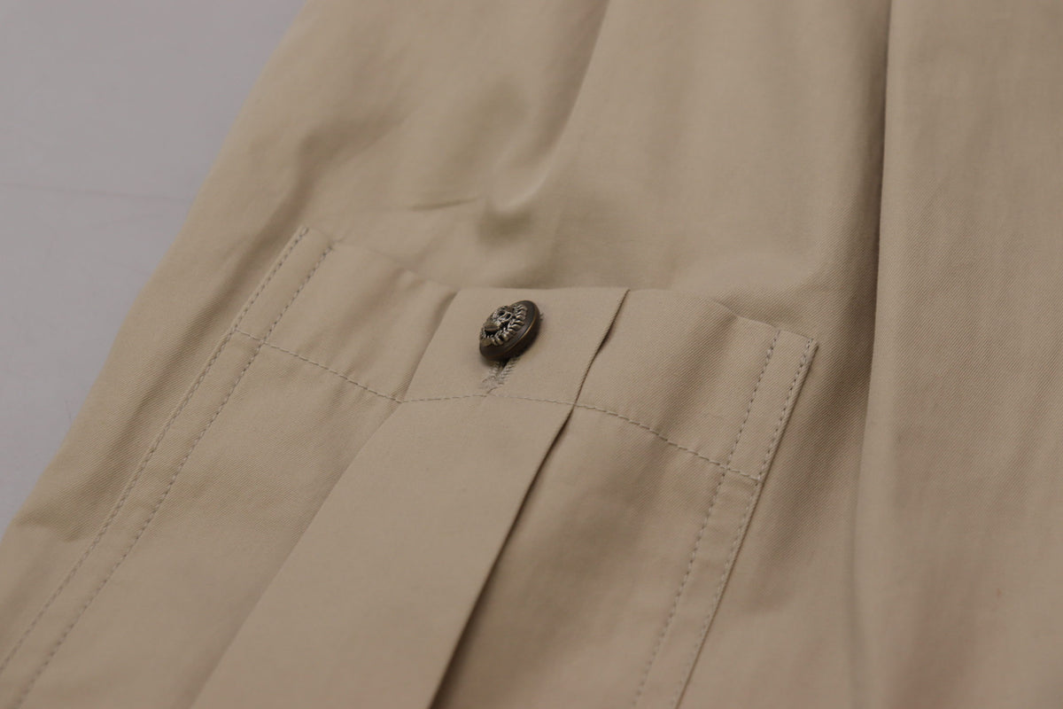 Dolce & Gabbana Beige Cotton Women Cargo Women's Pants