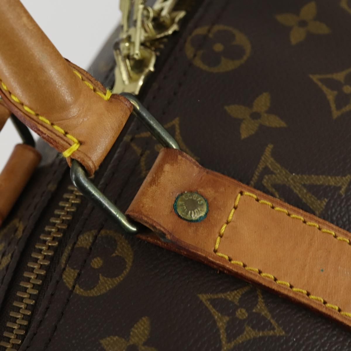 Louis Vuitton Keepall Monogram Canvas Brown Canvas Travel Bag Bag (Pre-Owned)