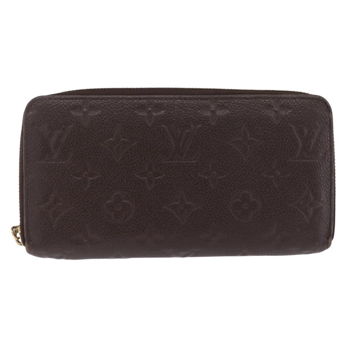 Louis Vuitton Portefeuille Zippy Monogramme Empreinte Monogramme Empreinte Brown Leather Wallets Accessory (Pre-Owned)