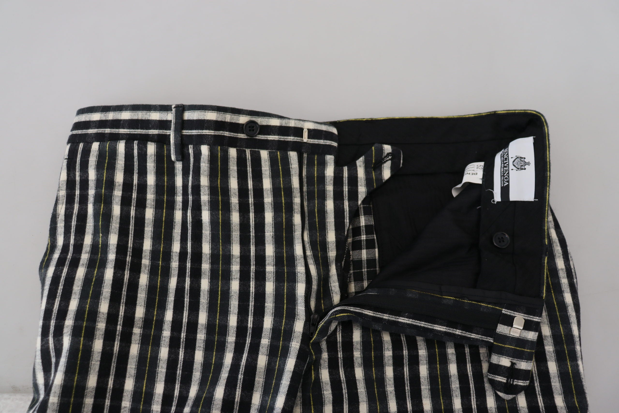 BENCIVENGA Elegant Black and White BENCIVENGA Men's Pants