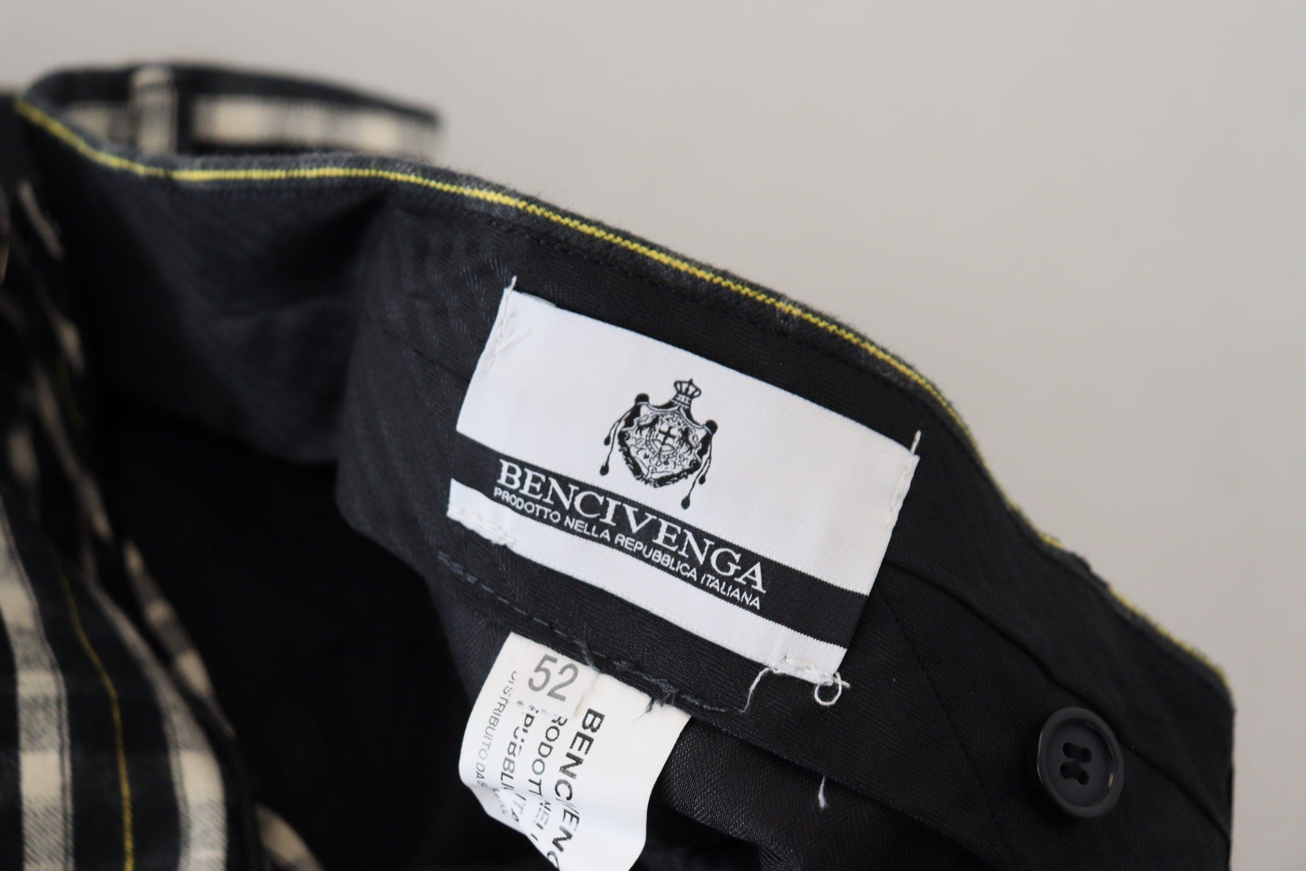 BENCIVENGA Elegant Black and White BENCIVENGA Men's Pants