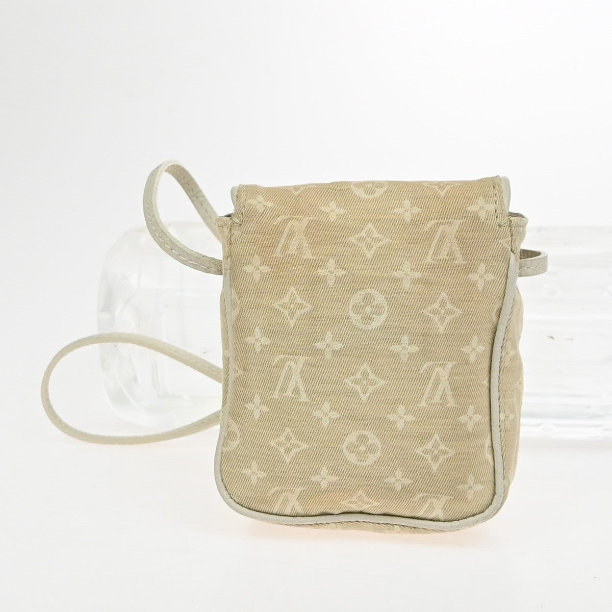 Louis Vuitton Cancun Pochette Monogram Mini Canvas Beige Canvas Clutche & Pouche Bag (Pre-Owned)