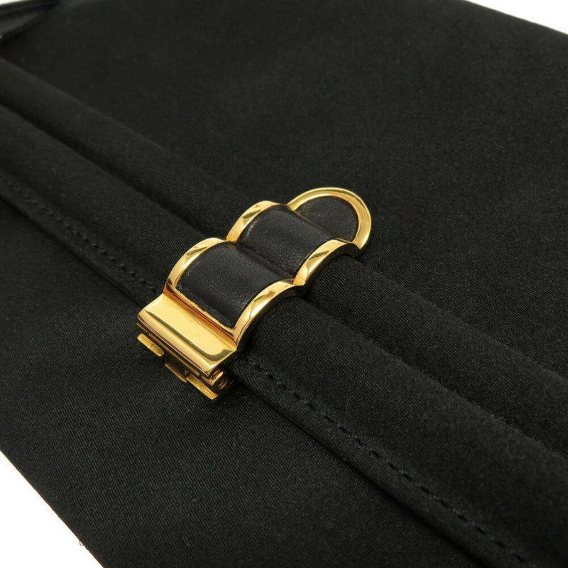 Hermès -- Black Suede Shoulder Bag (Pre-Owned)