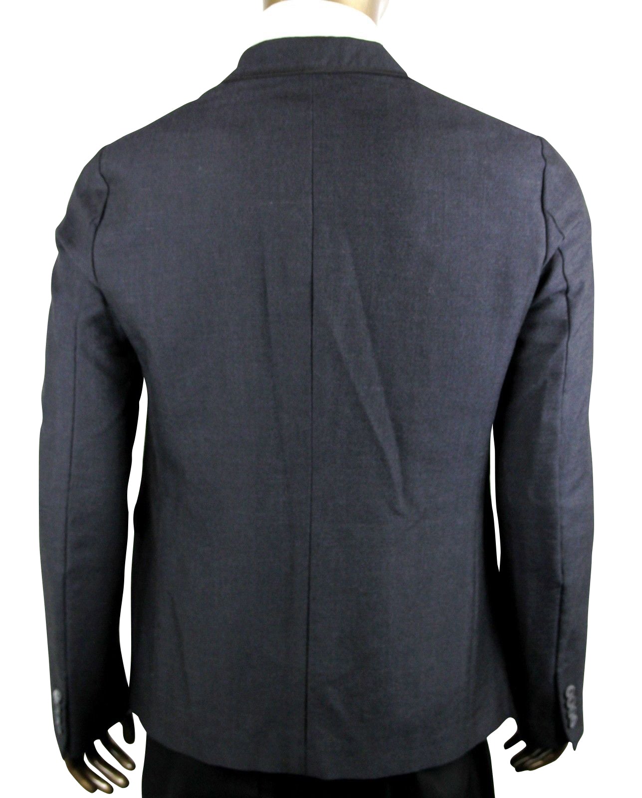 Gucci Men's Formal 1 Button Charcoal Wool / Mohair Evening Jacket