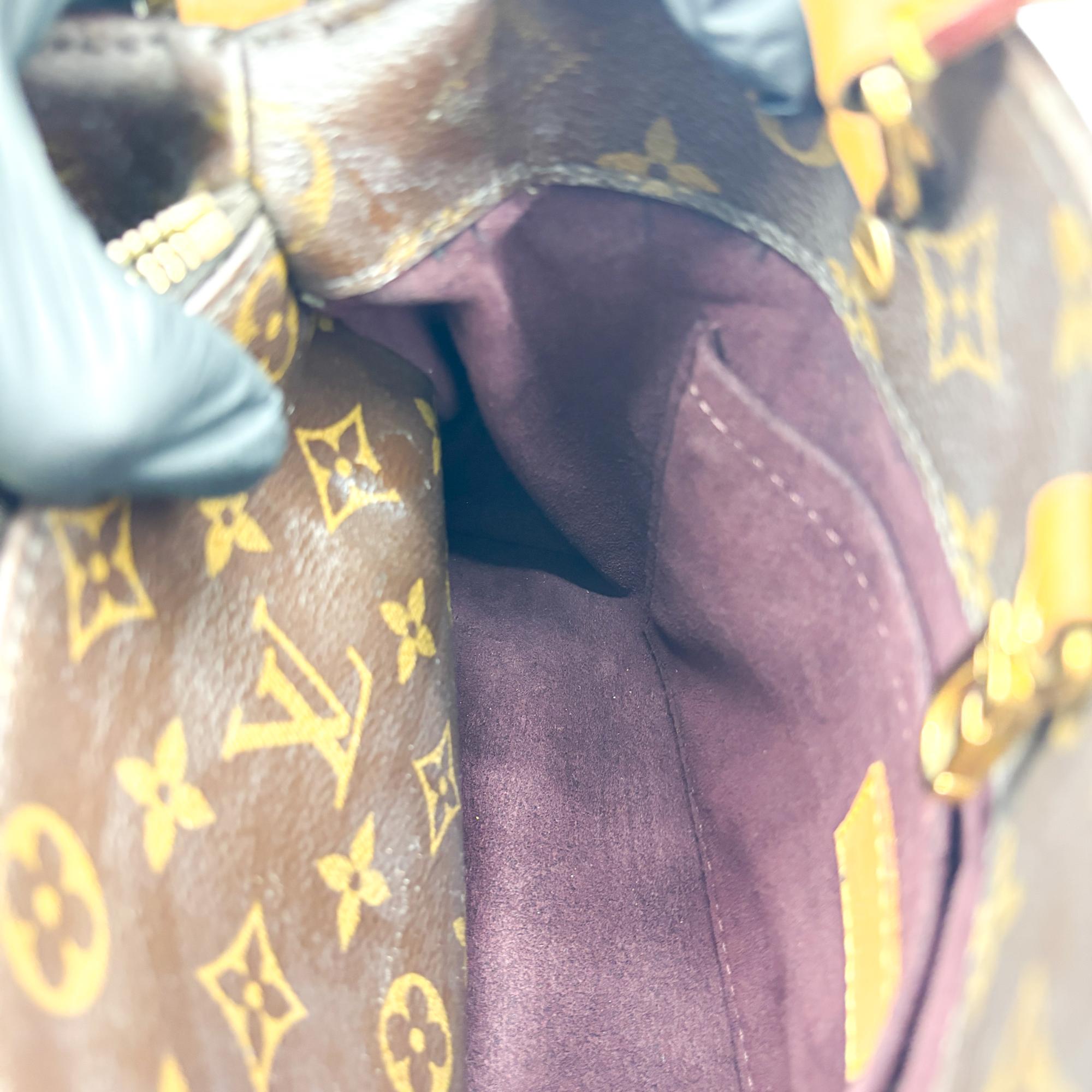 Louis Vuitton Montaigne Monogram Canvas Brown Canvas Handbag (Pre-Owned)