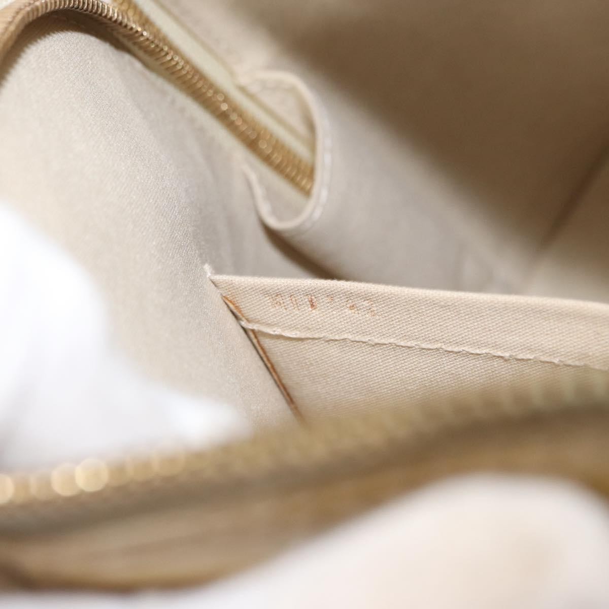 Louis Vuitton Alma Patent Leather Beige Patent_Leather Handbag (Pre-Owned)