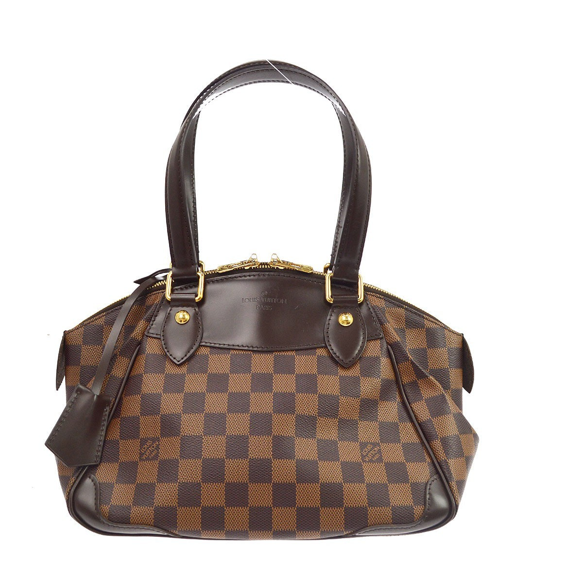 Louis Vuitton Verona Damier Brown Canvas Handbag (Pre-Owned)