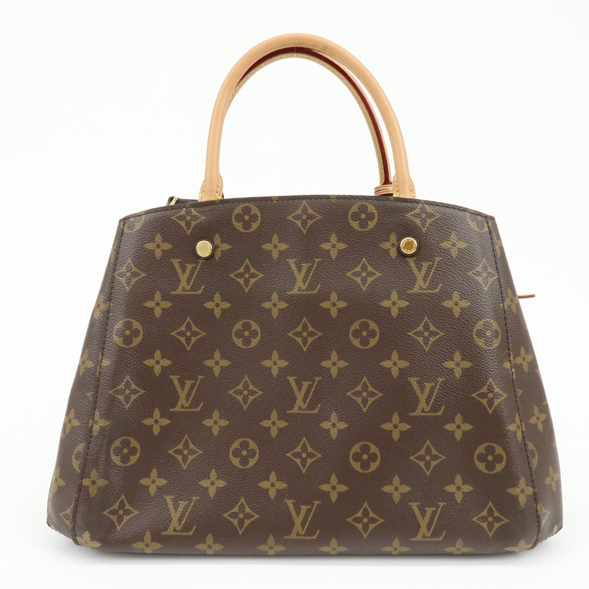 Louis Vuitton Montaigne Monogram Canvas Brown Canvas Handbag (Pre-Owned)