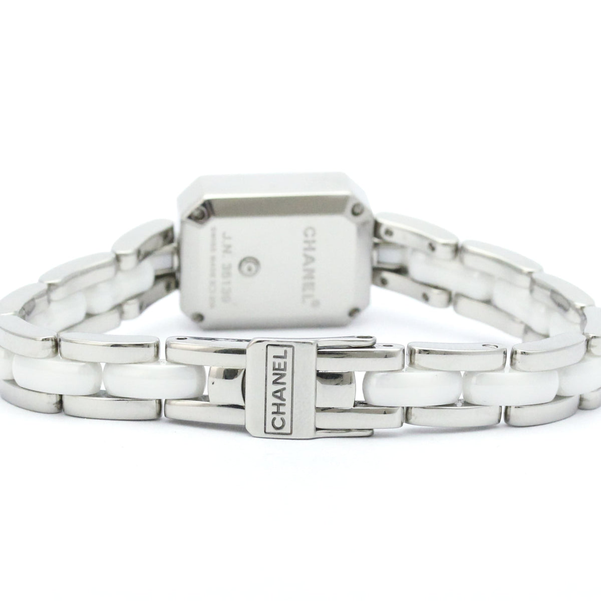 Chanel Premiere Mini Quartz Stainless Steel And Ceramic With Diamond Bezel Watch (Pre-Owned)