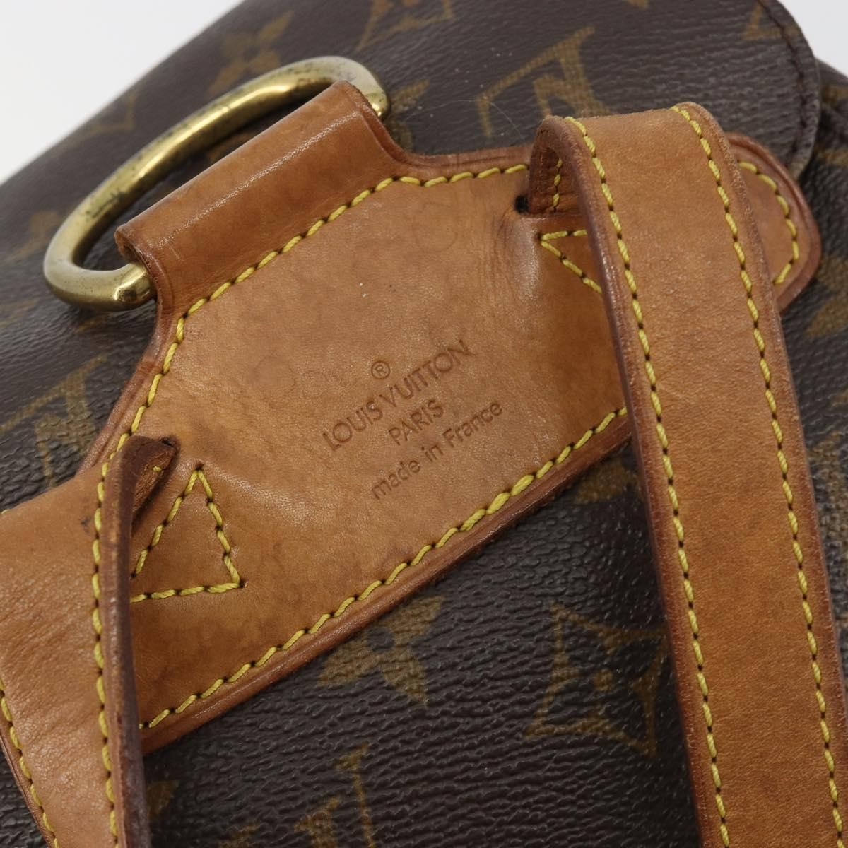 Louis Vuitton Vintage Montsouris Monogram Canvas Brown Canvas Backpack Bag (Pre-Owned)