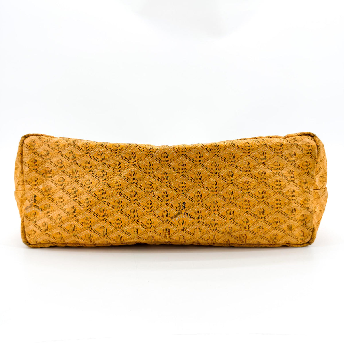 Goyard Saint Louis Tote Coated Canvas Yellow Canvas Tote Bag Bag (Pre-Owned)