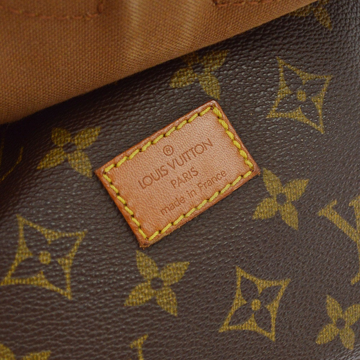Louis Vuitton Saumur Monogram Canvas Brown Canvas Shoulder Bag Bag (Pre-Owned)