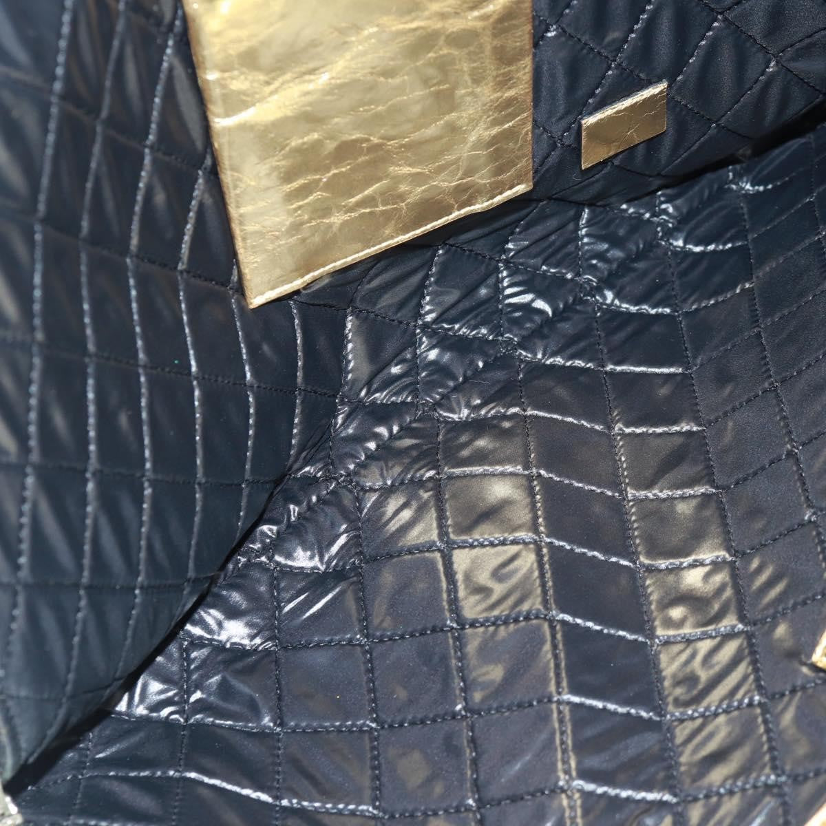 Chanel Feminine Crinkled Leather Gold Leather Clutche & Pouche Bag (Pre-Owned)