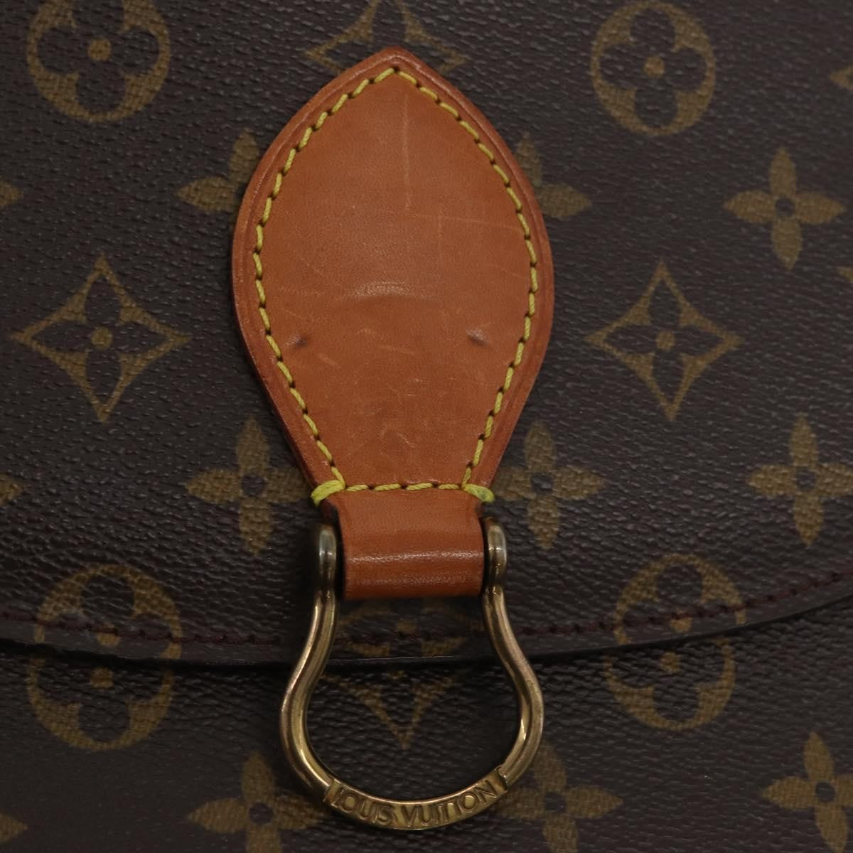 Louis Vuitton Saint Cloud Monogram Canvas Brown Canvas Handbag (Pre-Owned)