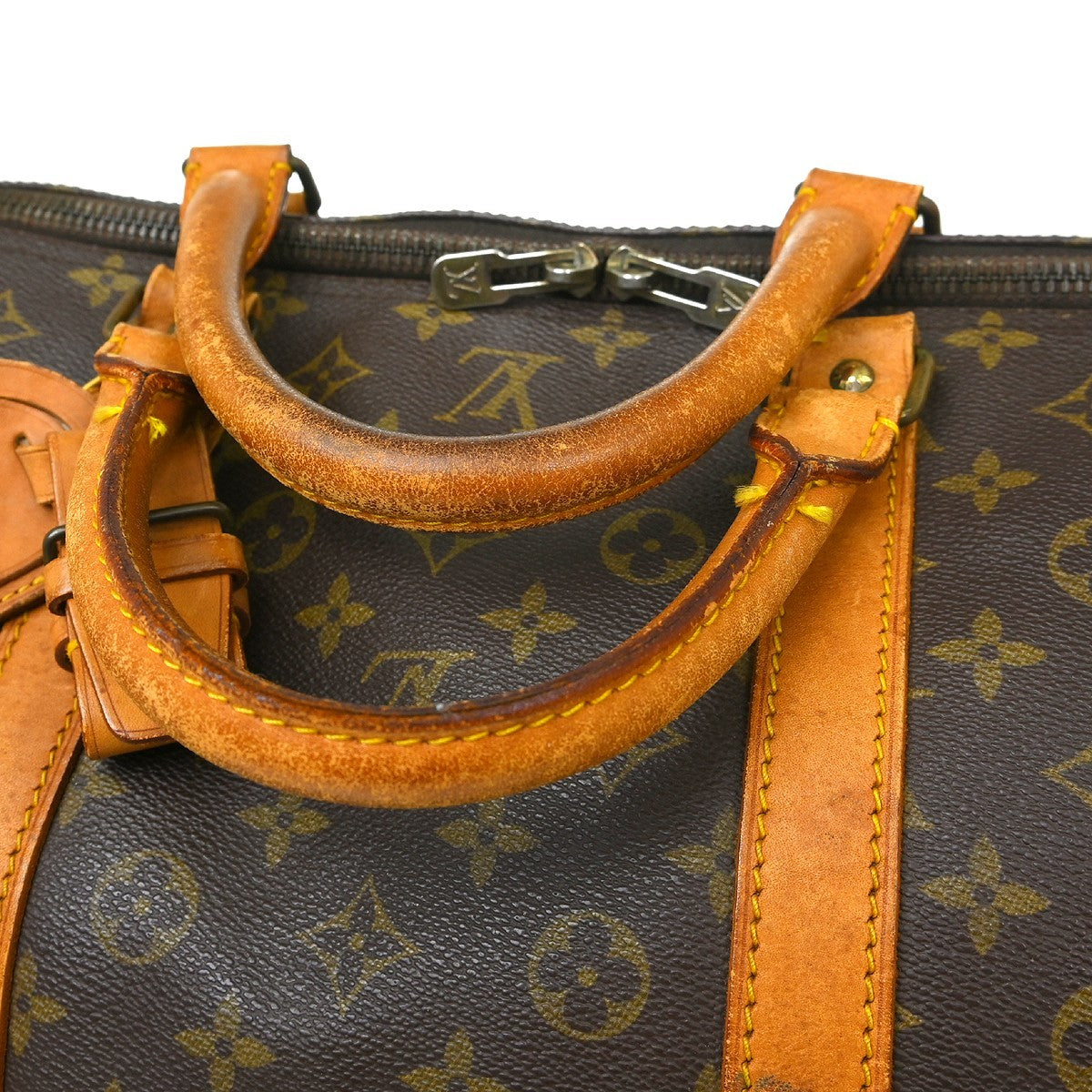 Louis Vuitton Keepall Monogram Canvas Brown Canvas Travel Bag Bag (Pre-Owned)
