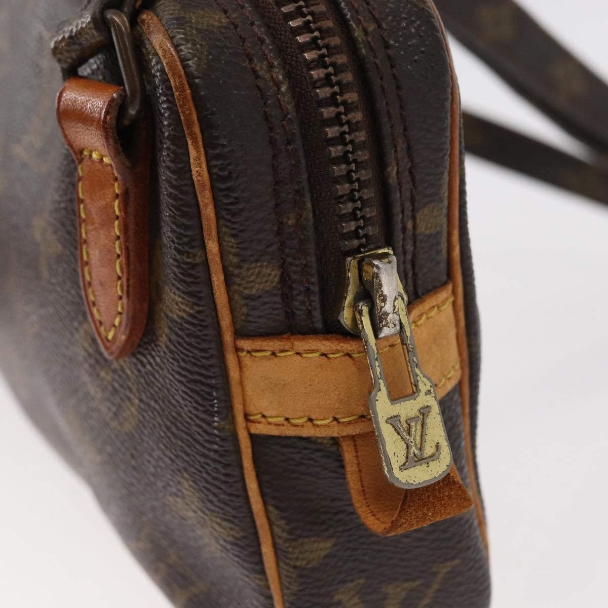 Louis Vuitton Pochette Marly Bandouliere Monogram Canvas Brown Canvas Clutche & Pouche Bag (Pre-Owned)