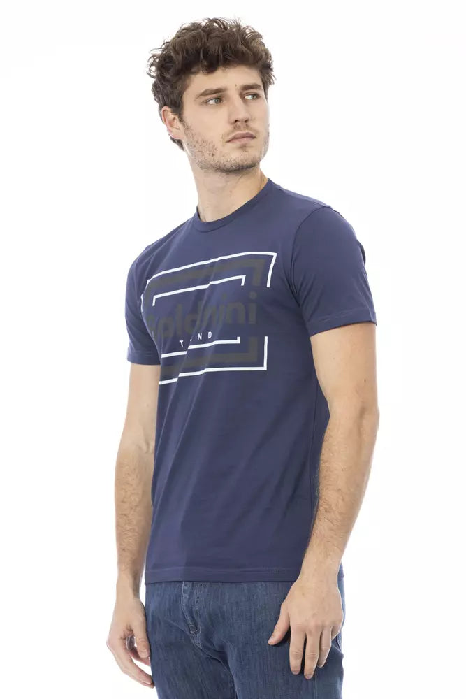 Baldinini Trend Blue Cotton Men Men's T-Shirt