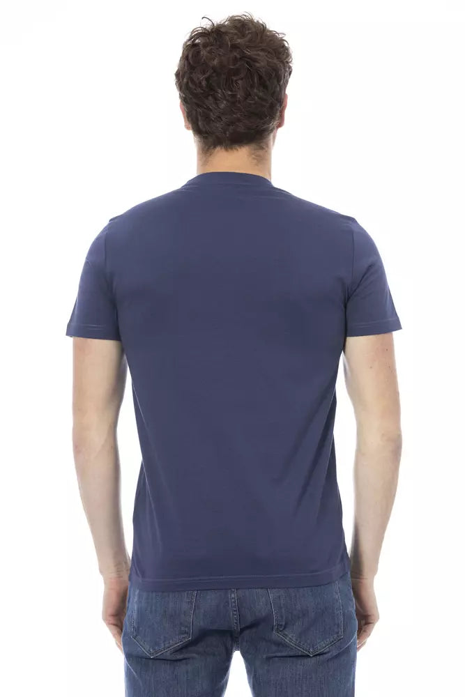 Baldinini Trend Blue Cotton Men Men's T-Shirt
