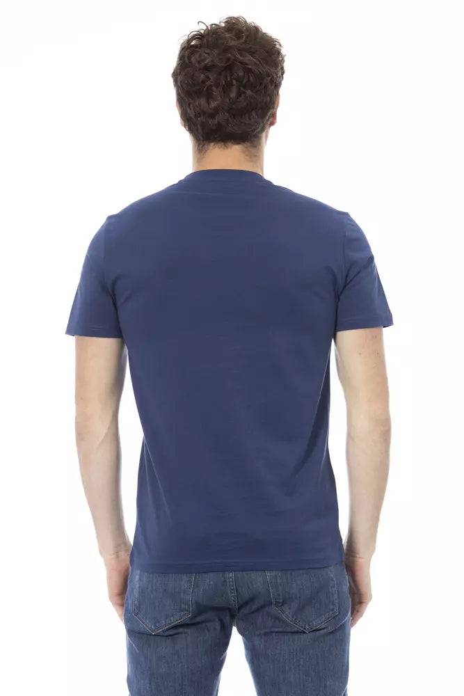 Baldinini Trend Blue Cotton Men Men's T-Shirt