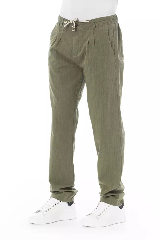 Baldinini Trend Army Cotton Jeans & Men's Pant