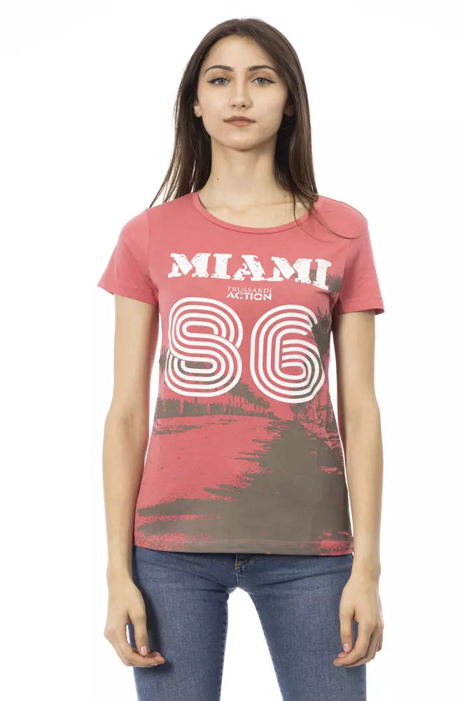 Trussardi Action Multicolor Cotton Women Women's T-Shirt